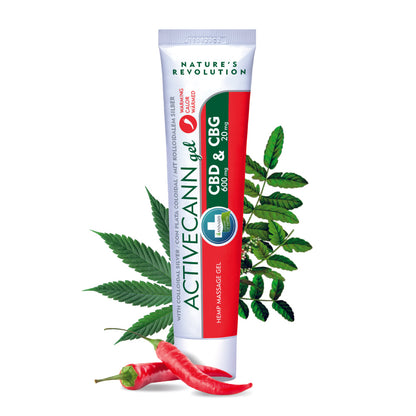 ACTIVECANN CBD + CBG EFEITO CALOR – Creme para Massagem